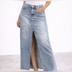 Reformation Blue Straight Leg Jeans High-Rise Vintage